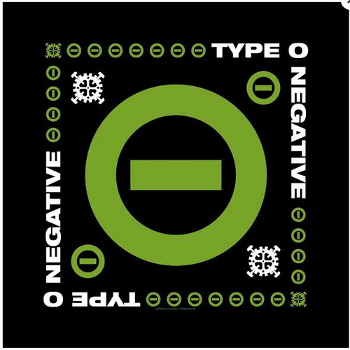 TYPE O NEGATIVE: Negative Symbol (fejkendő, 55 x 55 cm) 