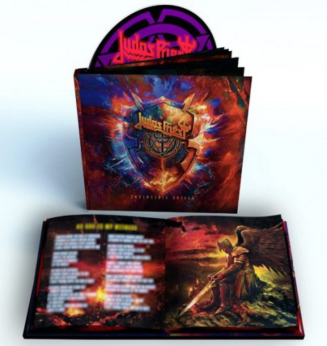 JUDAS PRIEST: Invincible Shield (CD, +3 bonus, Deluxe Edition, 24 pgs booklet)