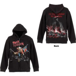 IRON MAIDEN: Trooper Scuffed (kapucnis pulóver, cipzáros) 