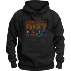 KISS: Logo, Faces & Icons (kapucnis pulóver, bebújós) 