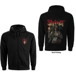 SLIPKNOT: Burn Me Away (kapucnis pulóver, cipzáros) 