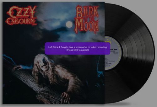OZZY: Bark At The Moon (LP)