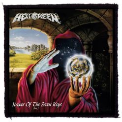   HELLOWEEN: Keeper Of The Seven Keys 1. (9,5 cm x 9,5 cm) (felvarró) 