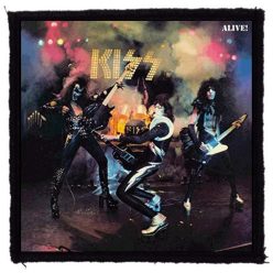 KISS: Alive 1. (9,5 cm x 9,5 cm) (patch) 
