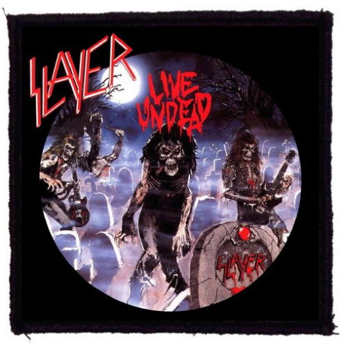 SLAYER: Live Undead (95x95) (felvarró) 