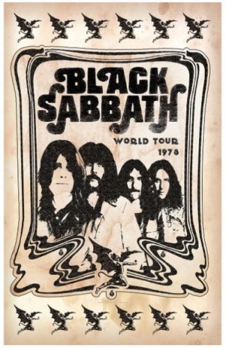 BLACK SABBATH: World Tour 1978 (zászló)
