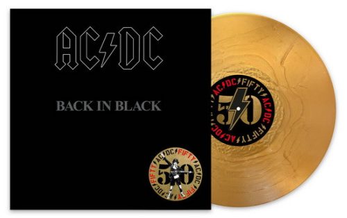AC/DC: Back In Black - AC/DC 50 (LP, gold metallic, 180 gr)