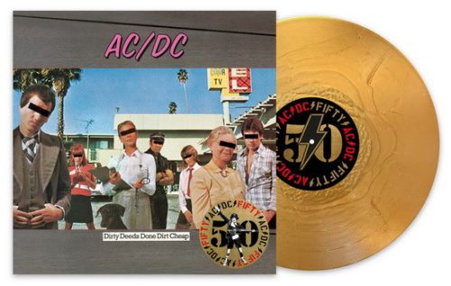 AC/DC: Dirty Deeds Done Dirt Cheap - AC/DC 50 (LP, gold metallic, 180 gr)