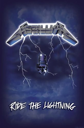 METALLICA: Ride The Lightning (zászló, 65x106 cm)