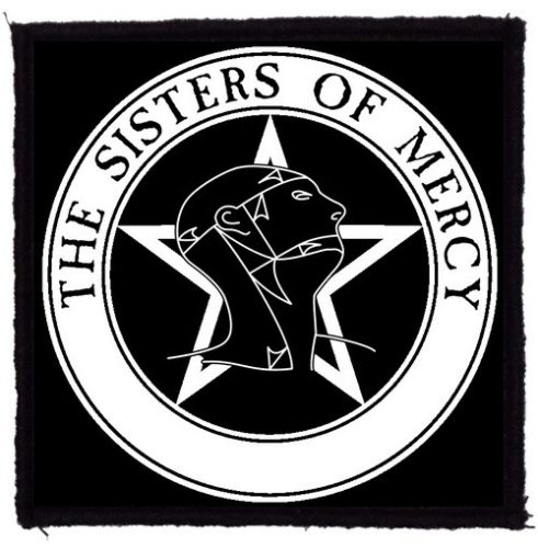 SISTERS OF MERCY: Logo (9,5 cm x 9,5 cm) (felvarró) 