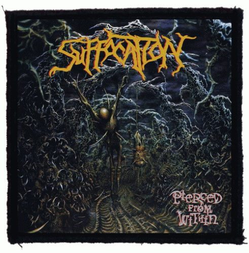 SUFFOCATION: Pierced From Within (9,5 cm x 9,5 cm) (felvarró) 