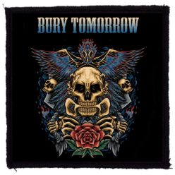 BURY TOMORROW: Skull Rose (9,5 cm x 9,5 cm) (patch) 