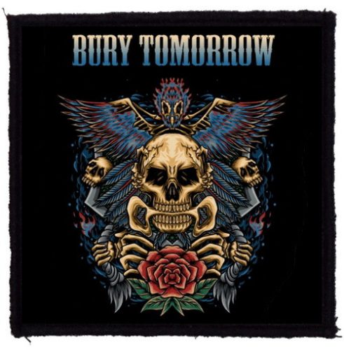 BURY TOMORROW: Skull Rose (95x95) (felvarró) 