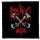 DYING FETUS: Die With Integrity (9,5 cm x 9,5 cm) (patch) 
