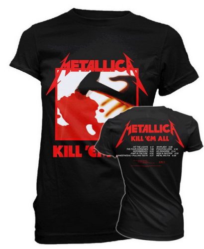 METALLICA: Kill 'em All Tracks (női póló)