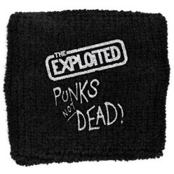 EXPLOITED: Punks Not Dead (frottír csuklószorító)