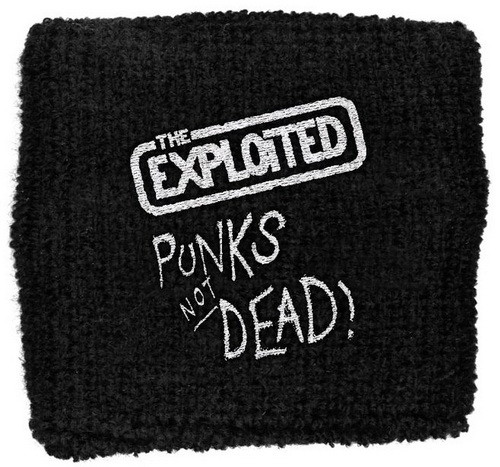 EXPLOITED: Punks Not Dead (frottír csuklószorító) 