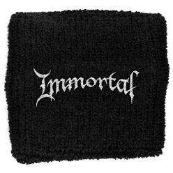 IMMORTAL: Logo (frottír csuklószorító)