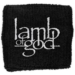 LAMB OF GOD: Logo (frottír csuklószorító)
