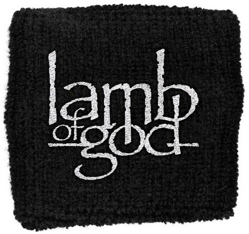 LAMB OF GOD: Logo (frottír csuklószorító) 