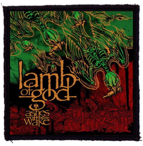 LAMB OF GOD: Ashes On A Wake (9,5 cm x 9,5 cm) (felvarró) 