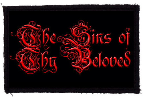 THE SINS OF THY BELOVED: Logo (9,5 cm x 6,5 cm) (felvarró) 