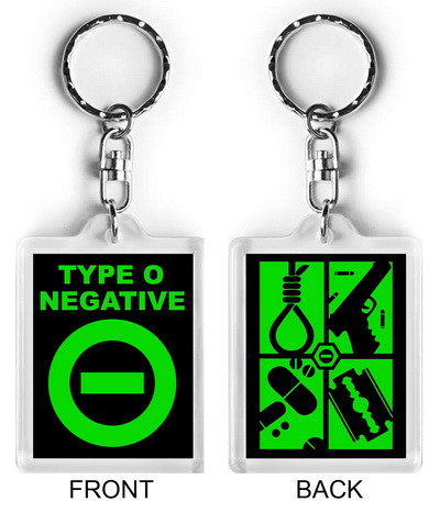 TYPE O NEGATIVE - Logo (kulcstartó)