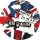 SEX PISTOLS: Anarchy In The U.K. (big badge, 3.7 cm) 