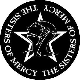 SISTERS OF MERCY: Logo (jelvény, 2,5 cm) 