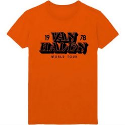 VAN HALEN: World Tour '78 (orange) (póló)
