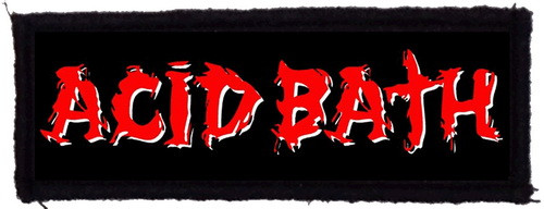 ACID BATH: Logo (12,5 cm x 4 cm) (felvarró) 