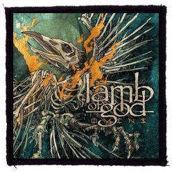 LAMB OF GOD: Omens (9,5 cm x 9,5 cm) (felvarró) 