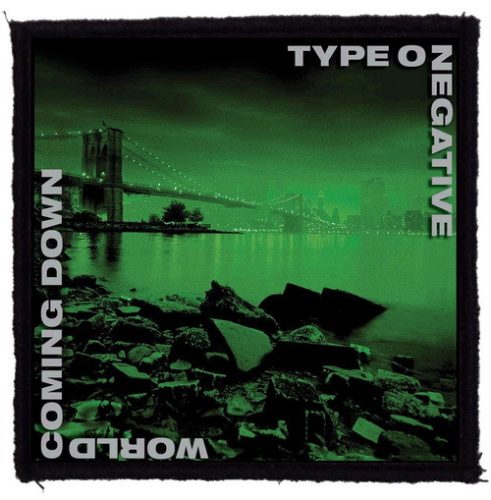TYPE O NEGATIVE: World Coming Down (9,5 cm x 9,5 cm) (felvarró) 