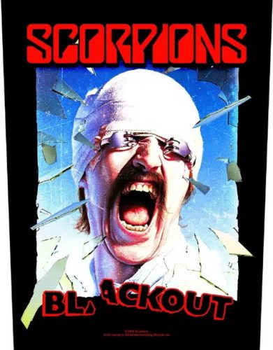 SCORPIONS: Blackout (hátfelvarró)