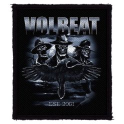 VOLBEAT: Outlaw Raven (8 cm x 9,5 cm) (felvarró) 