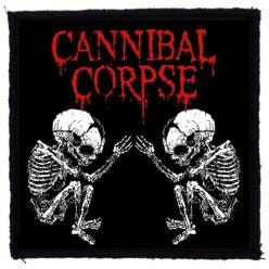 CANNIBAL CORPSE: Skeletons (9,5 cm x 9,5 cm) (felvarró) 