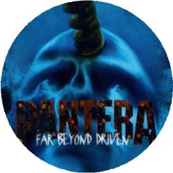 PANTERA: Far Beyond Driven (nagy jelvény, 3,7 cm)