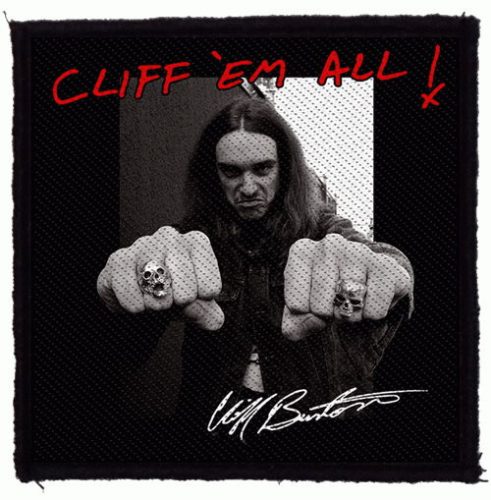 METALLICA: Cliff 'em All (9,5 cm x 9,5cm) (felvarró) 