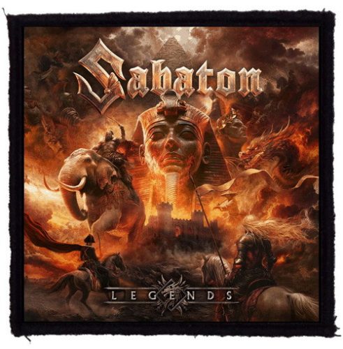 SABATON: Legends (9,5 cm x 9,5 cm) (felvarró) 