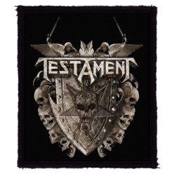 TESTAMENT: Shield (8 cm x 9,5 cm) (felvarró) 