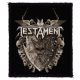 TESTAMENT: Shield (8 cm x 9,5 cm) (felvarró) 