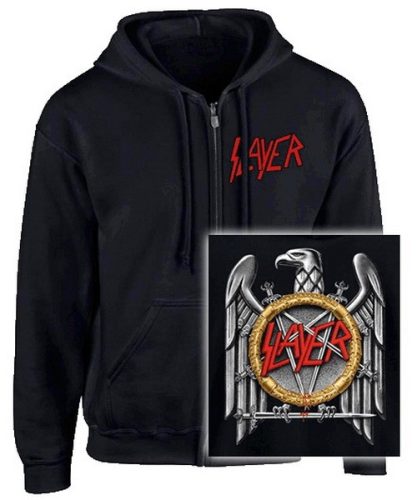 SLAYER: Eagle ((kapucnis pulóver, cipzáros) 
