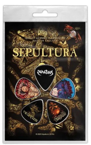 SEPULTURA - Discography (5 db pengető, 1 mm vastag)