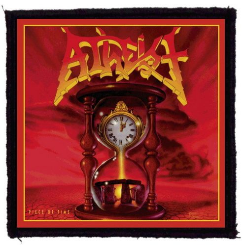 ATHEIST: Piece Of Time (9,5 cm x 9,5 cm) (felvarró)
