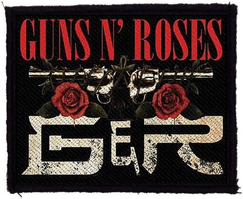 GUNS N' ROSES: Logo Chinese Democracy (9,5 cm x 8 cm) (felvarró)