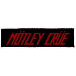 MÖTLEY CRÜE: Logo Superstip (22 cm x 5 cm) (felvarró)