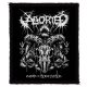 ABORTED: God Of Nothing (8 cm x 9,5 cm) (felvarró)