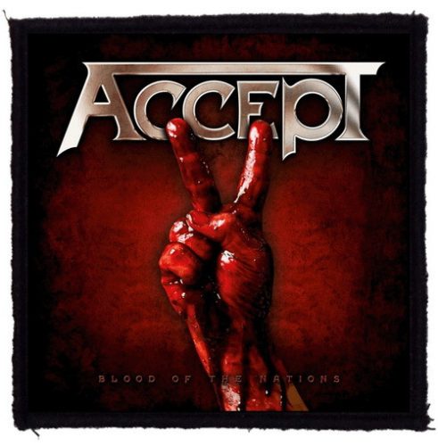 ACCEPT: Blood Of The Nations (9,5 cm x 9,5 cm) (felvarró)