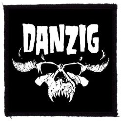 DANZIG: Skull (9,5 cm x 9,5 cm)
