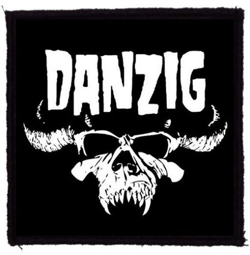 DANZIG: Skull (9,5 cm x 9,5 cm)